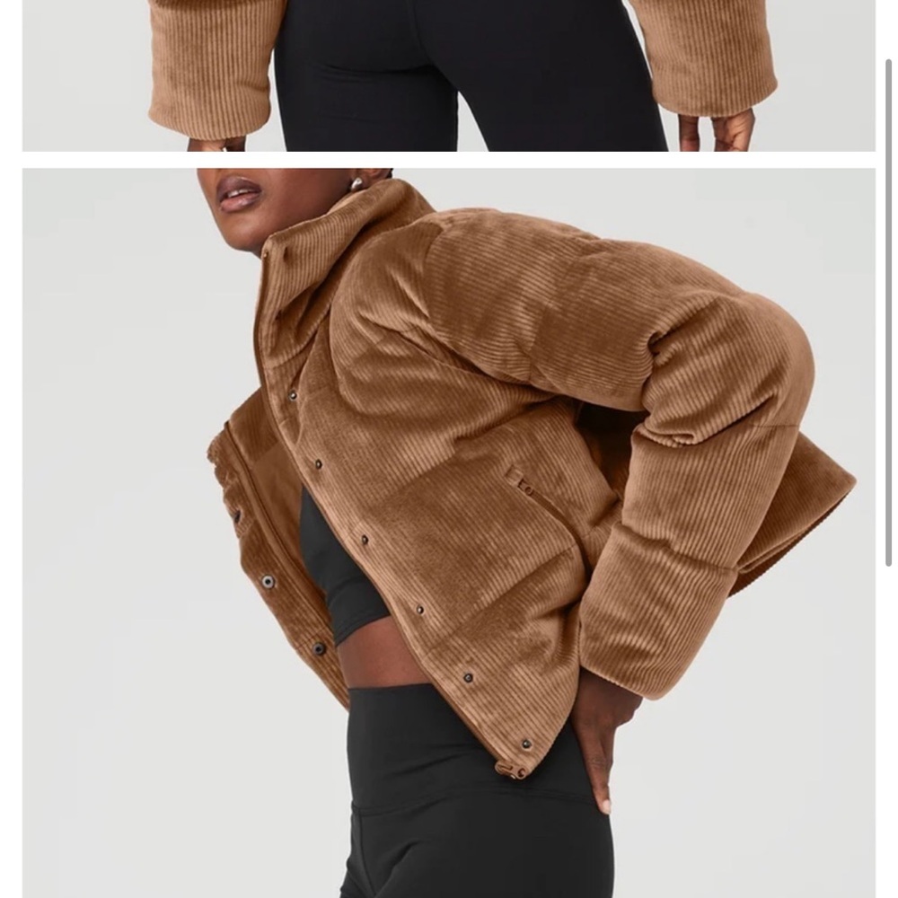 Alo Yoga Gold Rush Ribbed Puffer - Picture 3 of 7